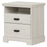 South Shore Avilla 2-Drawer Nightstand, Winter Oak