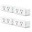 Govee Dual Smart Plug 4 Pack, 15A WiFi Bluetooth Outlet, Work with Alexa and Google Assistant, 2...