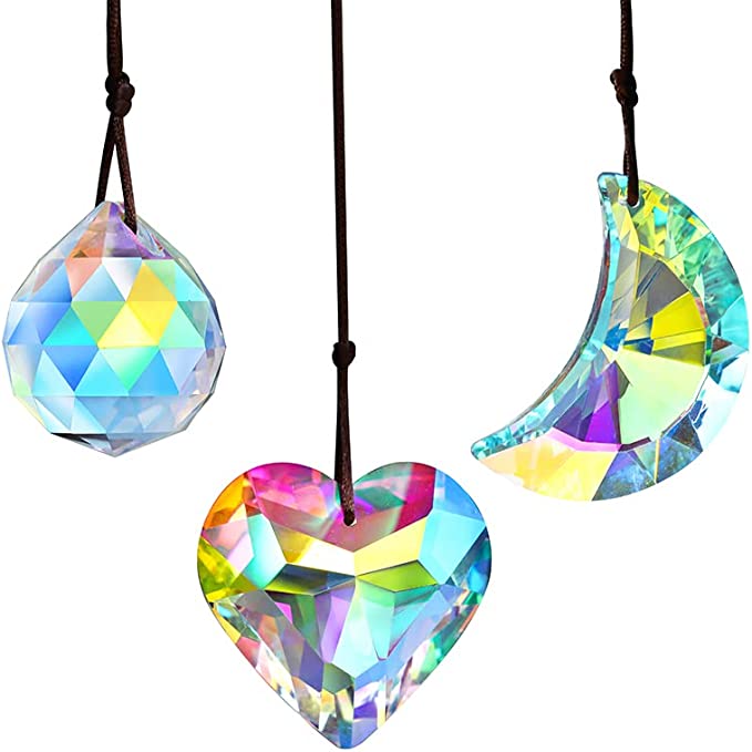 Hyaline & Dora Crystal Prism Ball Rainbow Maker Window Suncatcher Prisms