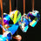 5pcs Crystal Heart Suncatcher Prisms Ornament Hanging Crystal Pendants