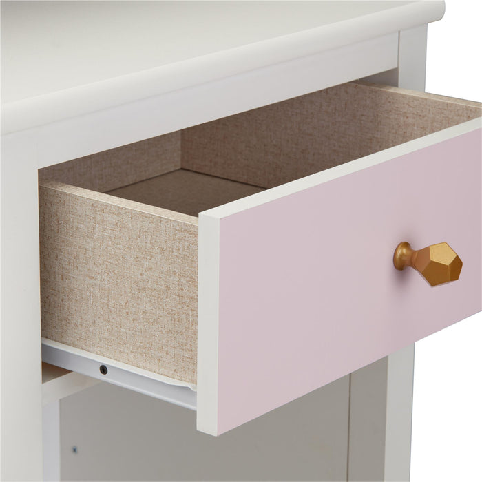 Little Seeds Monarch Hill Poppy Nightstand, Pink