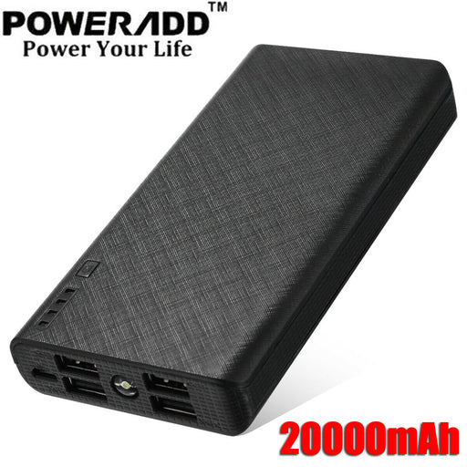 20000mAh Power Bank Portable Dual USB Battery Charger for iPhone 12 11
