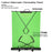 62 x 81 inch Collapsible Pull Up Green Screen Background Auto-lock for Photo Video
