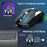 Wireless Bluetooth Mouse Tri-Mode Rechargeable Optical Mouse for Laptop PC