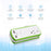 Wall Mountable USB Surge Protector Power Strip with 2 USB Ports 2 Outlet Plugs
