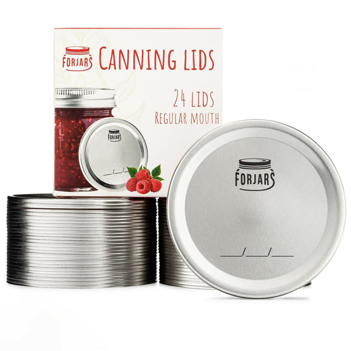 Regular Mouth Canning Lids 24 Count For Jars 70mm