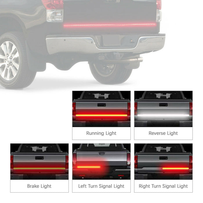 60" LED Strip Tailgate Light Bar Reverse Brake Signal For Chevy Ford Dodge Truck