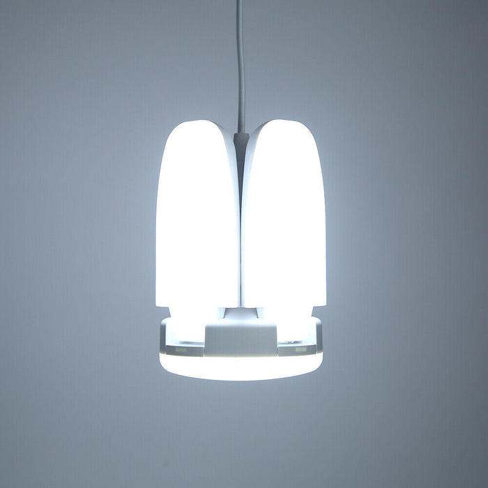 60W E27 LED Garage Light Bulb Deformable Ceiling Fixture Lights Workshop Lamp