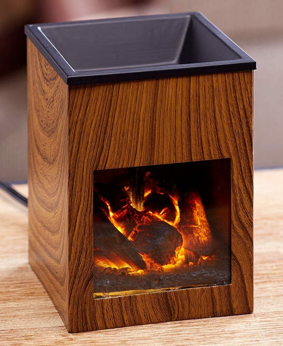 Fireplace Tart Warmer - Small Electric Fireplace for Melting Wax Tarts