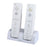 Dual Charger Charging Dock Station + 2 Battery For Wii / Wii U Remote Controller