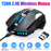 Wireless Bluetooth Mouse Tri-Mode Rechargeable Optical Mouse for Laptop PC