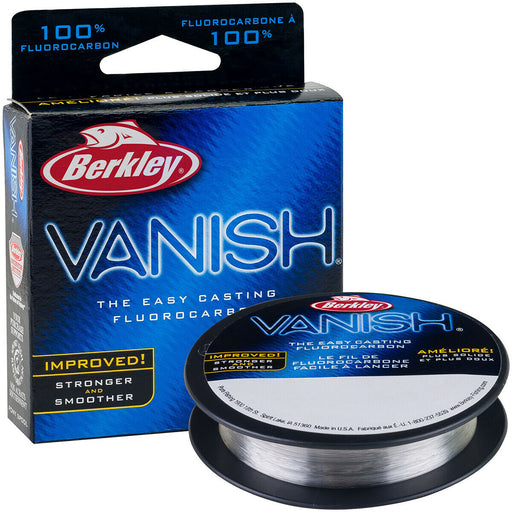 Berkley Vanish Fluorocarbon Fishing Line (110 yds) - Clear 6 lb Test