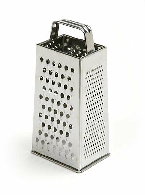 Norpro 4 Sided Stainless Steel Grater with Handle, 8.25 Inches