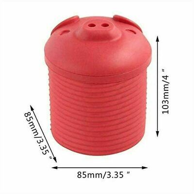 Silicone Pig Bacon Grease Holder Container with Mesh Strainer Dust-Proof Lid