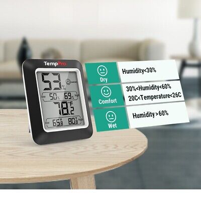 2 ThermoPro Digital Hygrometer LCD Indoor Thermometer Temperature Humidity Meter