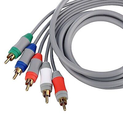 For Nintendo Wii / Wii U High Definition HD Component Audio Video AV Cable Cord
