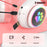 Girls Wired Wireless Headphones Cat Ear Headsets LED w/Mic Earphone