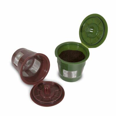 4-Pack Reusable Capsules K-Cup Coffee Pod Filter + Coffee Scoop Keurig