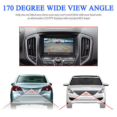 170º CMOS Car Rear/Front/Side View Reverse Backup Parking Camera Waterproof