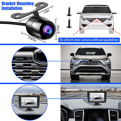 170º CMOS Car Rear/Front/Side View Reverse Backup Parking Camera Waterproof