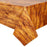 3 Pack Wood Grain Plastic Tablecloth, Party Favor Table Cover, 54 x 108 Inches