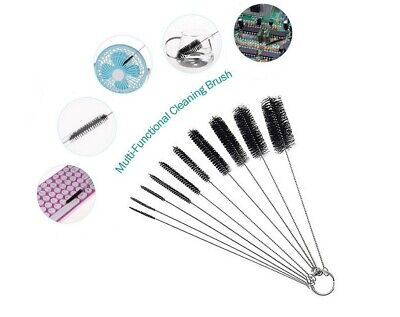 10Pcs Nylon Straw Cleaners Cleaning Brush Drinking Pipe Cleaners Stainless Steel