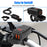 Motorcycle Car Phone Fast Charger 12V Dual USB QC 3.0 with Red Digital Voltmeter