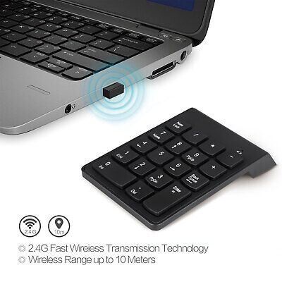 Wireless USB Number Pad Numpad Numeric Keypad Number Keyboard For Laptop Desktop