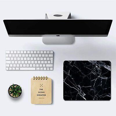 Mouse Pad Marble Pattern Anti-Slip Desk Keyboard Gaming Computer