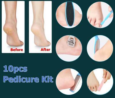 10 pieces Callus Remover Pedicure Tool Set Kit