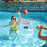 Swimline Super Hoops Floating Swimming Pool Basketball Game Set with Ball
