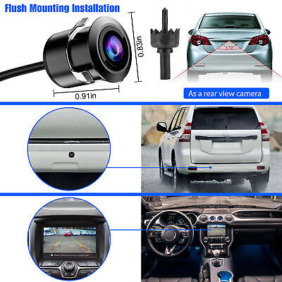 170º CMOS Car Rear/Front/Side View Reverse Backup Parking Camera Waterproof