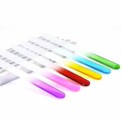 6 Pcs Double-Sided Crystal Glass Nail File Set-Manicure &amp; Pedicure Finger Tools