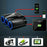 Multi Car Socket Splitter 3 USB Port Charger Power Plug 12/24V