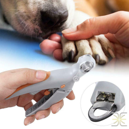 Pet Illuminated Nail Clippers w/LED Light and  5X Magnification