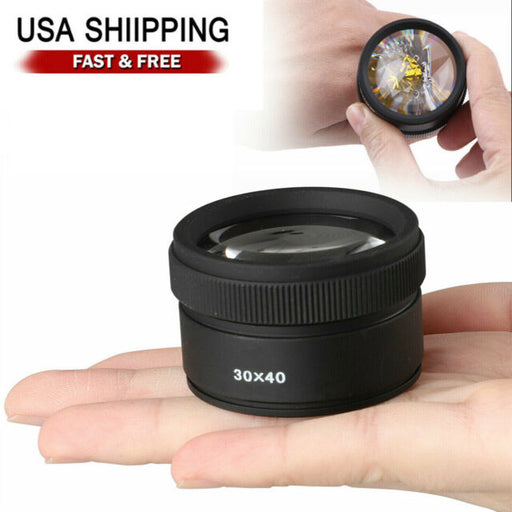 40x Magnifying Glass Eye Loupe Optical Magnifier Jewelry Watch Repair Tool US