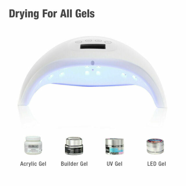 UV LED Nail Lamp SUN5 Gel Nail Light for Nail Polish 48W UV Dryer with 3 Timer