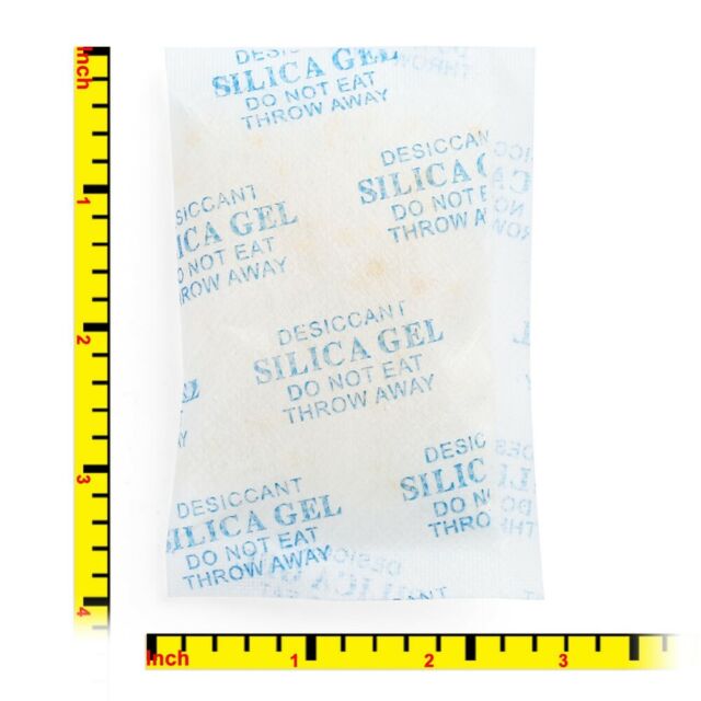 10g Gram Foil-Packed Silica Gel Desiccant Pack Moisture Absorber Packets x 32pcs