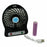 Portable Rechargeable LED Fan air Cooler Mini Operated Desk USB - 18650 Battery