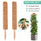 30 Inch Moss Poles for Climbing Plants -2Pcs Coir Totem Pole Plant Support Poles