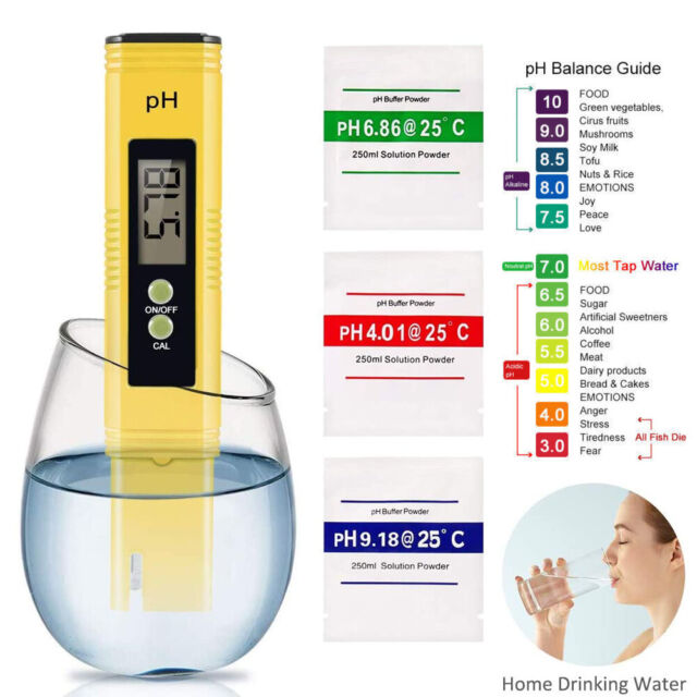 Digital Electric PH Meter LCD Tester Pocket Hydroponics Aquarium Water