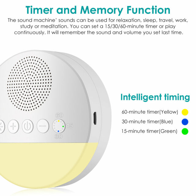 White Noise Nature Sound Machine Sleep Aid Sounds