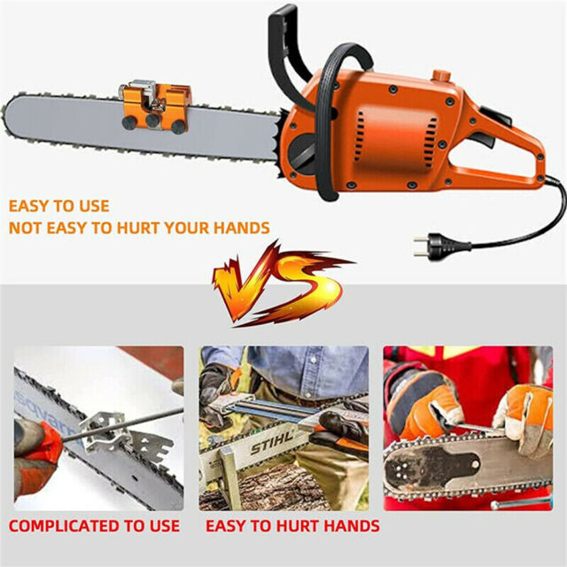 Chainsaw Chain Sharpener Kit Fast Portable Sharpening Stone System for Chain Saw