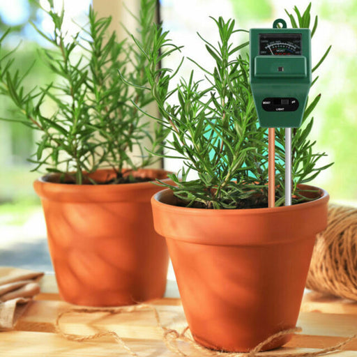 3-in-1 Soil Tester Meter For Garden Lawn Plant Moisture/Light/pH Sensor Tool