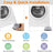 8PCS Anti Vibration Washing Machine Support Anti-Slip Rubber Feet Pads Mat Base