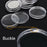 100PCS Coin Storage Box Holder Case Clear Round Plastic Capsule Container 24mm