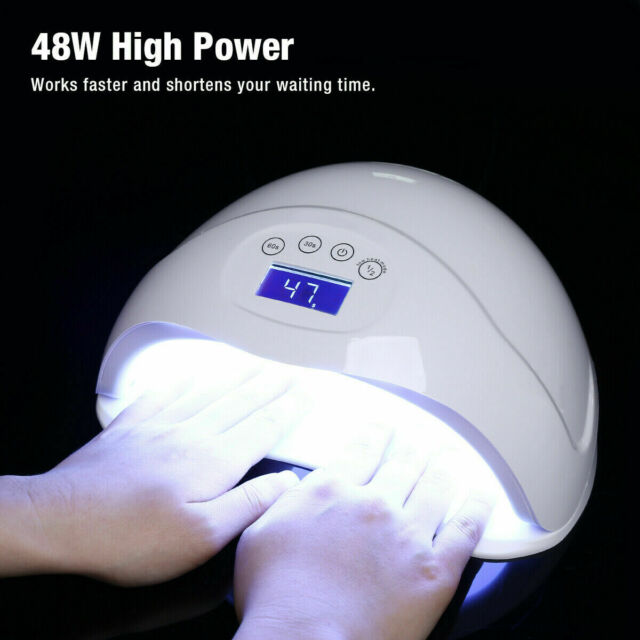 UV LED Nail Lamp SUN5 Gel Nail Light for Nail Polish 48W UV Dryer with 3 Timer