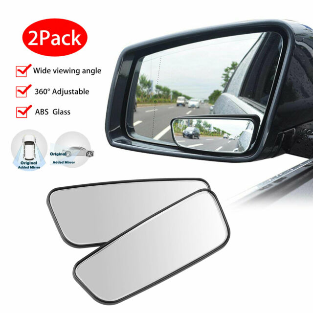 2x Adjustable Blind Spot Rear View Side Mirror 360° Wide Angle for Car Truck SUV