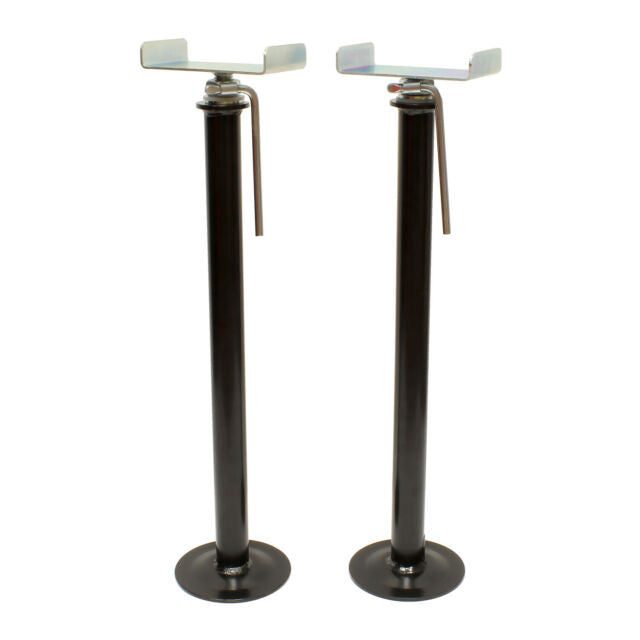 RV Slide Out Stabilizer Jacks – 21”-37” Inch Jack Stands, 2 Piece Set