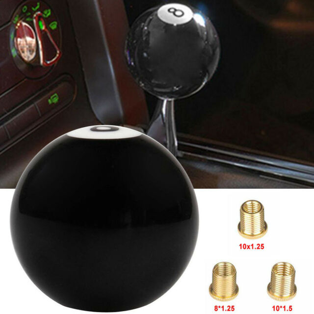 Eight Pool Billiard Ball custom Gear Shifter Shift Knob car lever Black Truck